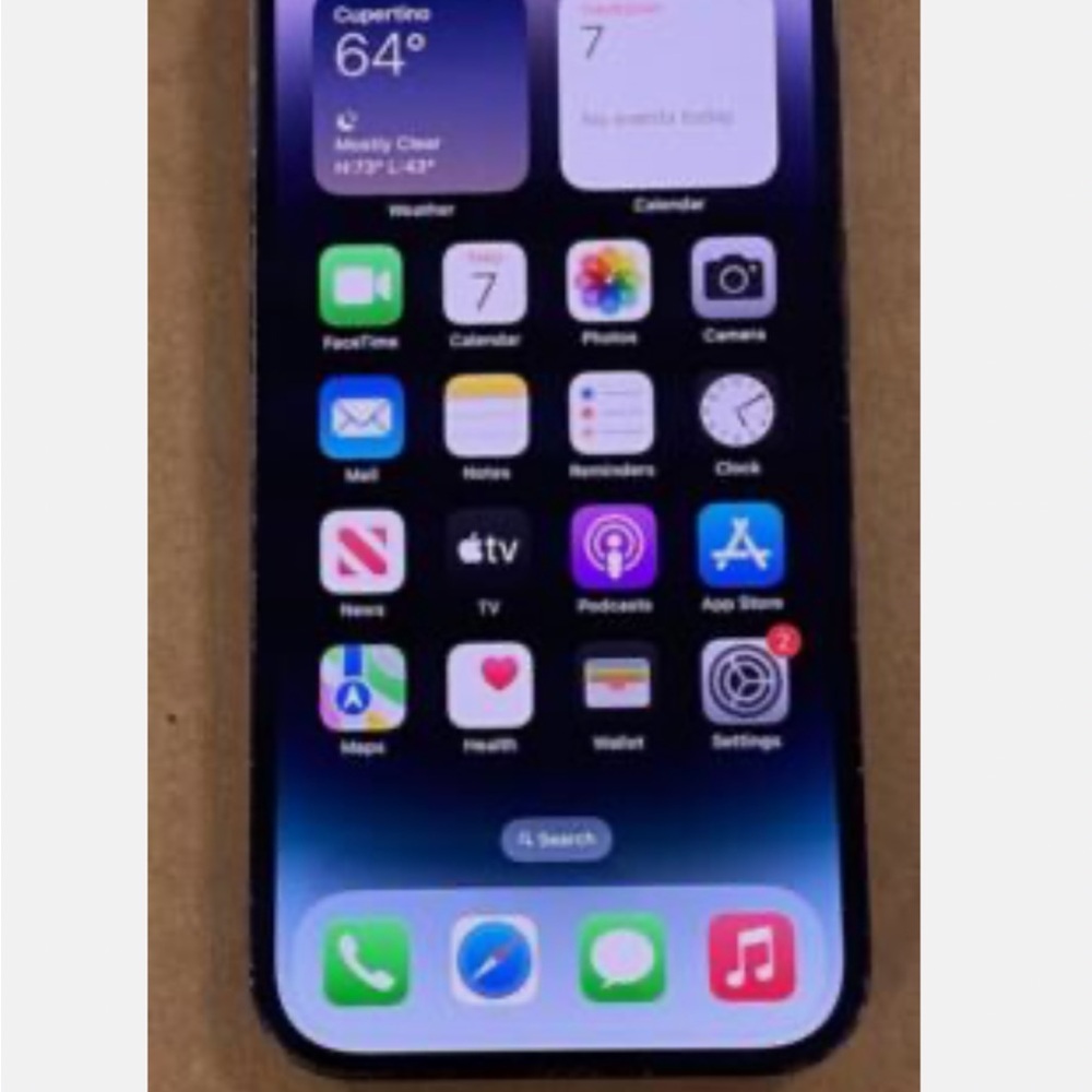 Used Apple iPhone - Black 14 Pro 256GB it is in excellent condition.